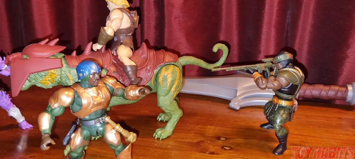Tri Klops and Man At Arms MOTU Origins Movie In Hand Images 8