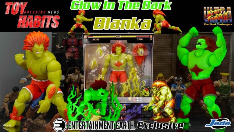 Ultra Street Fighter II Blanka Glow-in-the-Dark by Jada Toys EE Exclusive Preorder