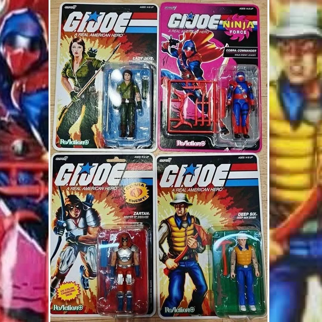 Wave 9 GI Joe ReAction+ and Ninja Force Cobra Commander