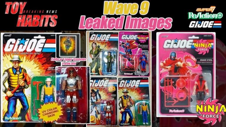 Wave 9 GI Joe Super7 ReAction+ Leaked Images + Ninja Force Figures