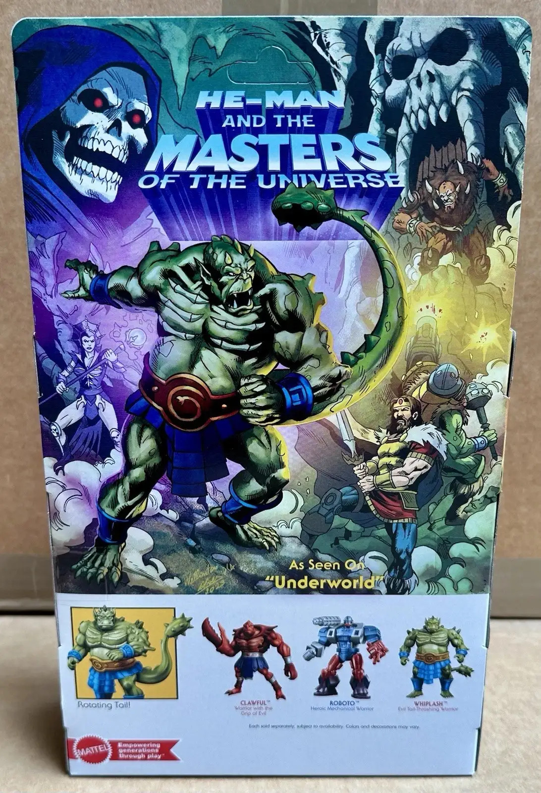 Whiplash 200x MOTU Origins Cartoon Collection Box Backc