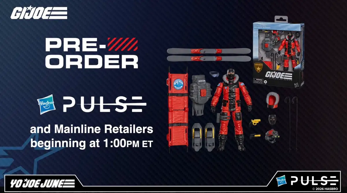 Avalanche Response Action Man GI Joe Classified Series Preorder