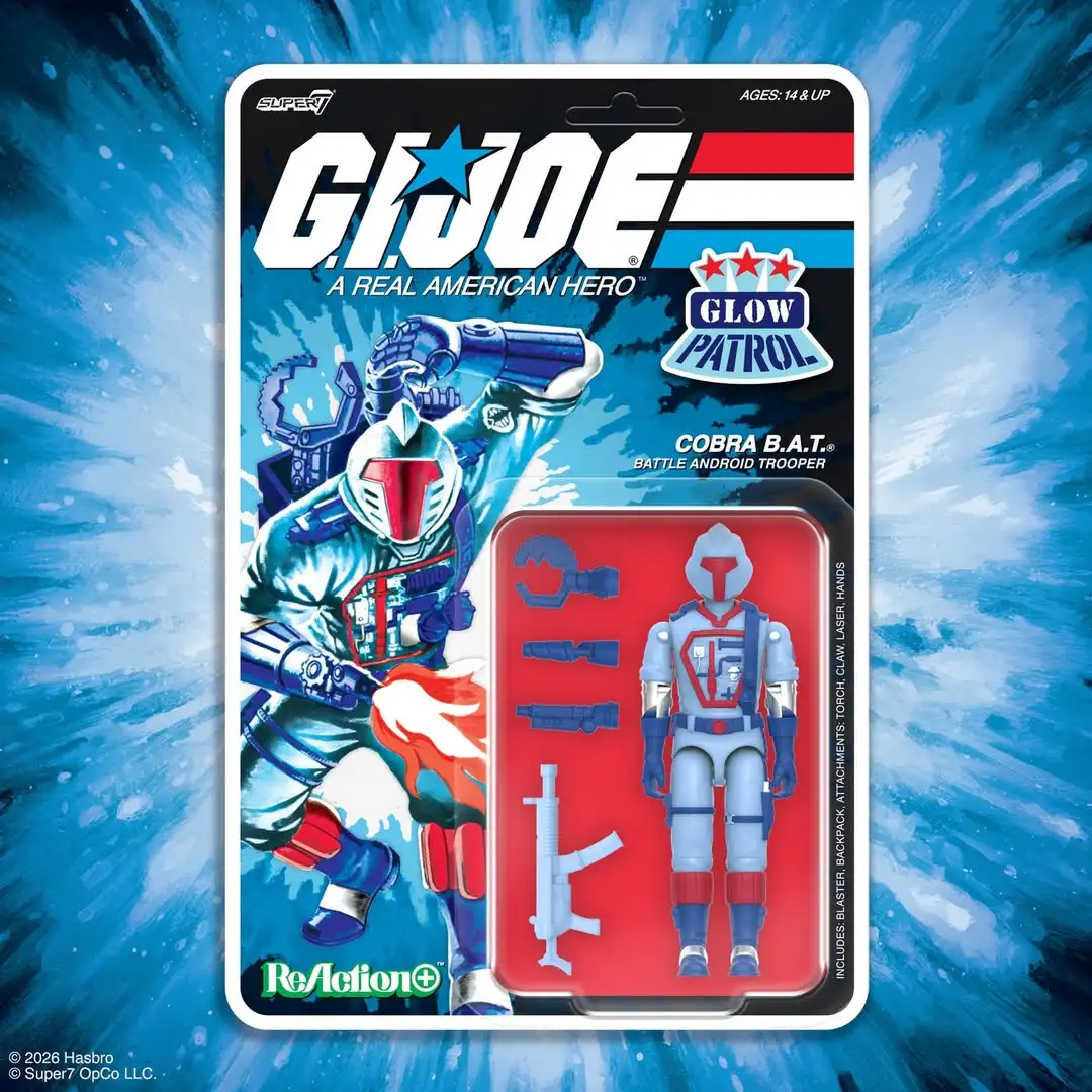 BAT GI Joe Super7 ReAction+ Glow Patrol JoeFest 2026 Exclusive 1