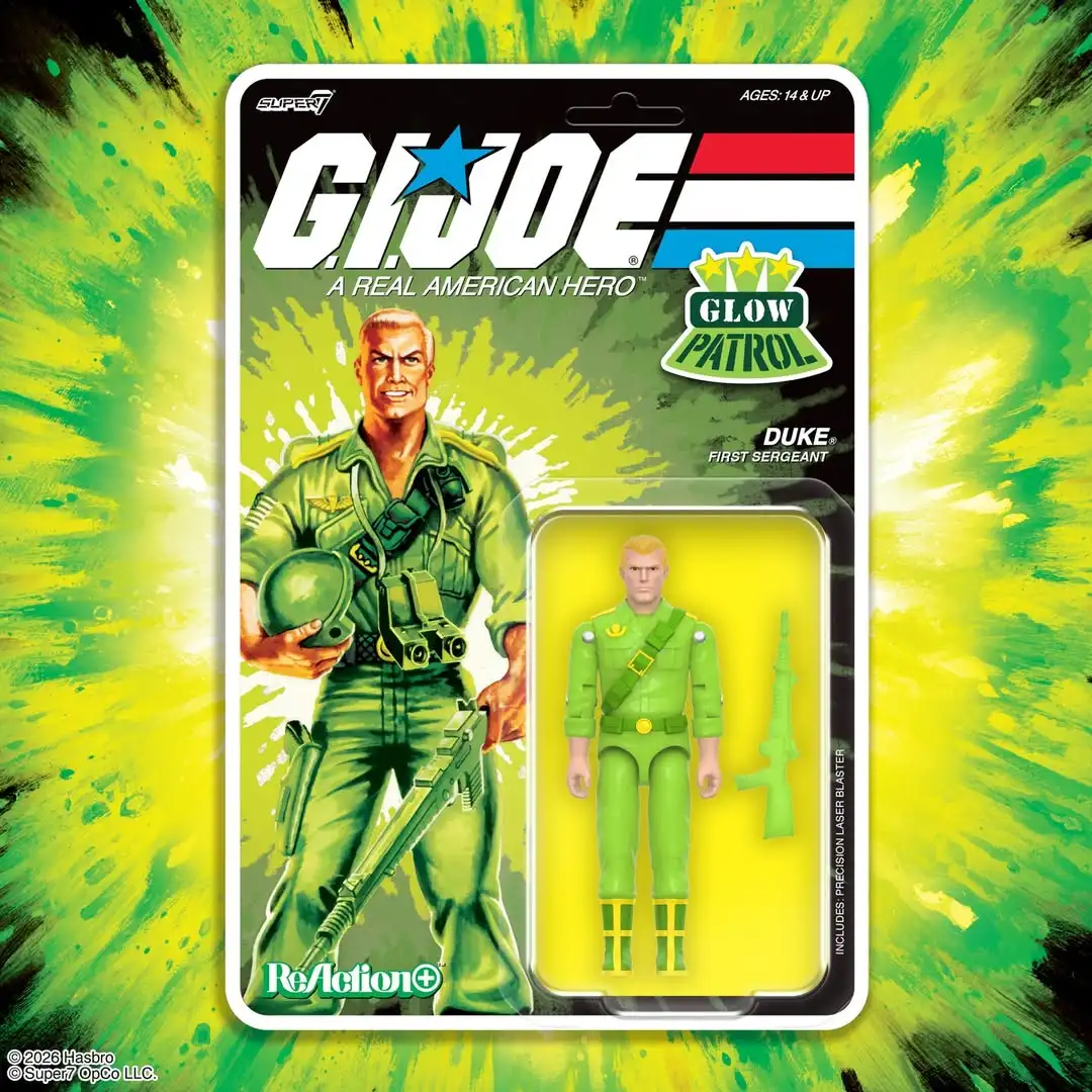 Duke GI Joe Super7 ReAction+ Glow Patrol JoeFest 2026 Exclusive 7