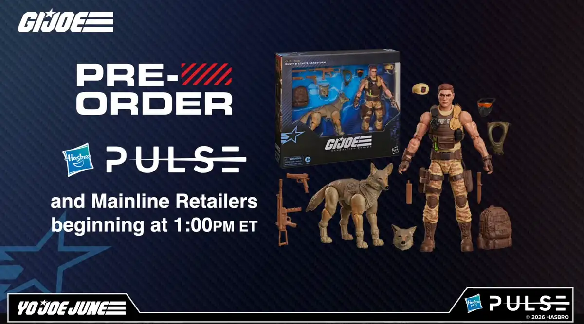 Dusty and Sandstorm GI Joe Classified Series Preorder
