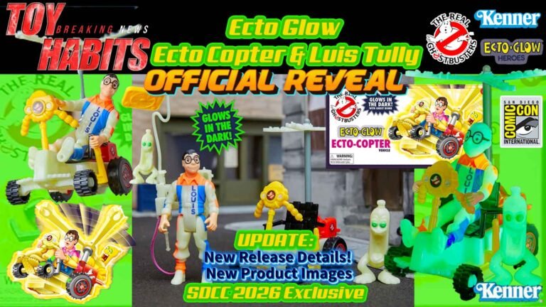 Ecto Copter & Luis Tully The Real Ghostbusters Kenner Classics SDCC 2026 Exclusive Official Reveal