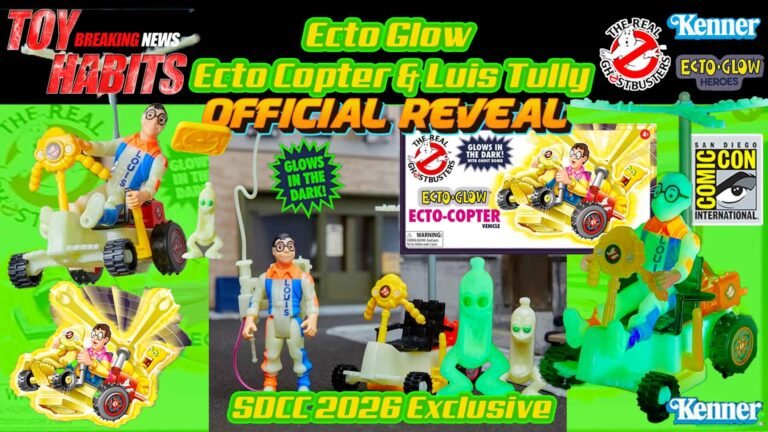 Ecto Copter & Luis Tully The Real Ghostbusters Kenner Classics SDCC 2026 Exclusive Official Reveal