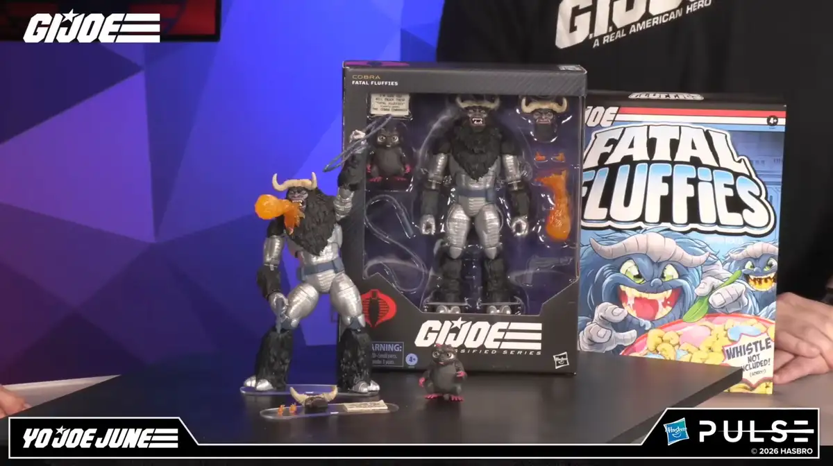 Fatal Fluffies GI Joe Classified Series Yo Joe June 2026 GI Joe Classidied Series FanStream Reveals 8