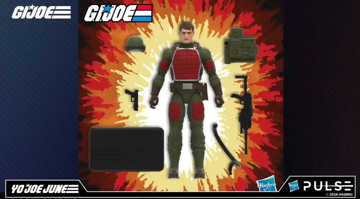 Flash GI Joe Classified Series Retro Cardback Digital Render