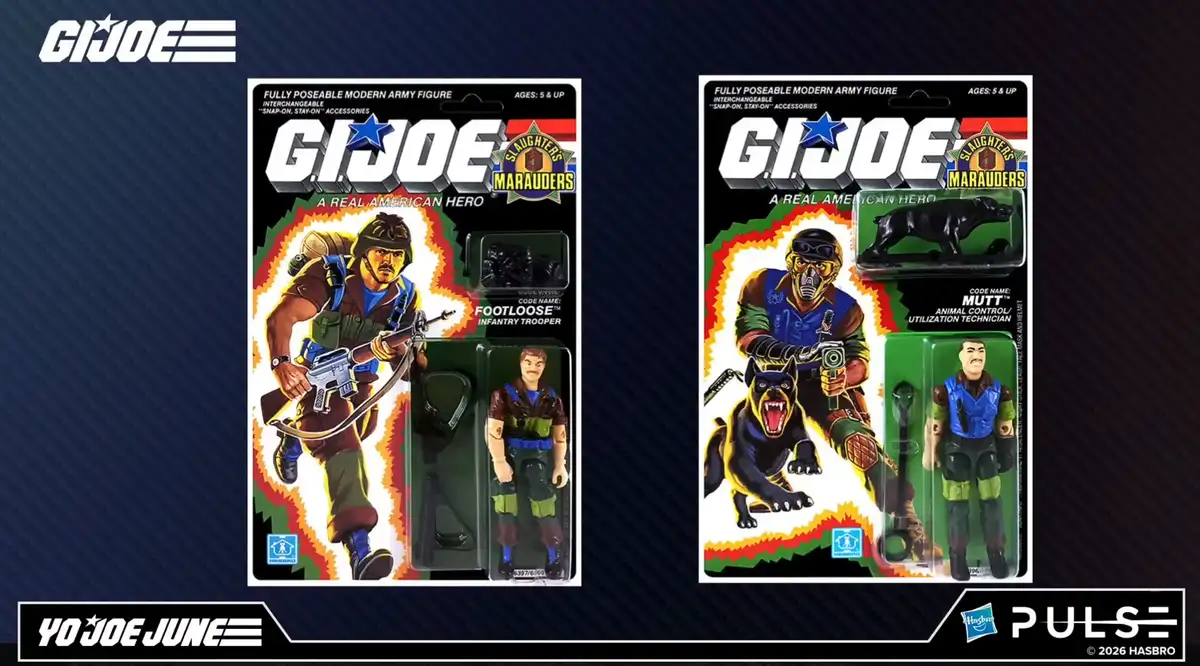 Footloose and Mutt GI Joe Classified Series Name Only Reveal