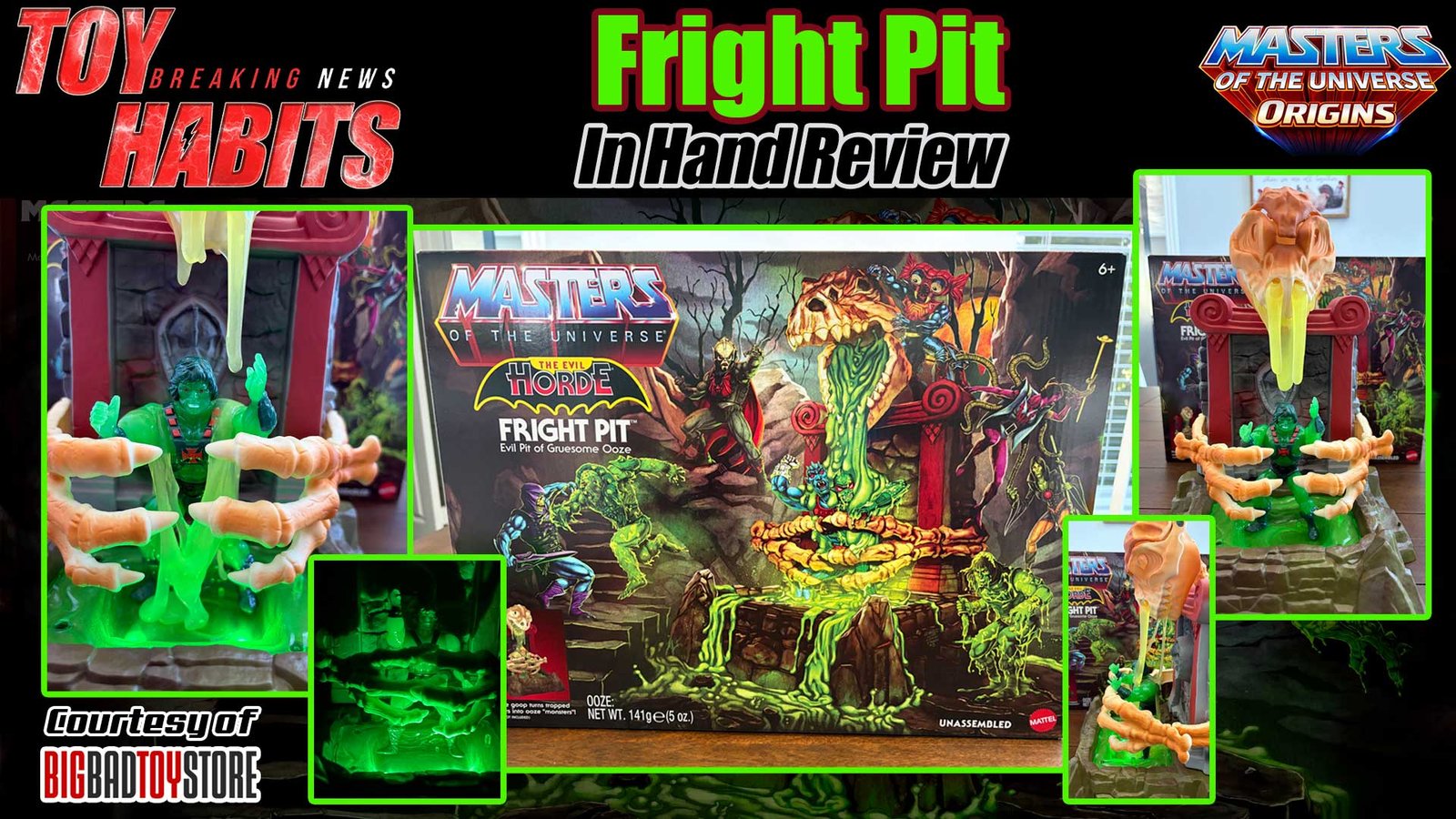 Fright Pit Slime Pit MOTU Origins In Hand Review
