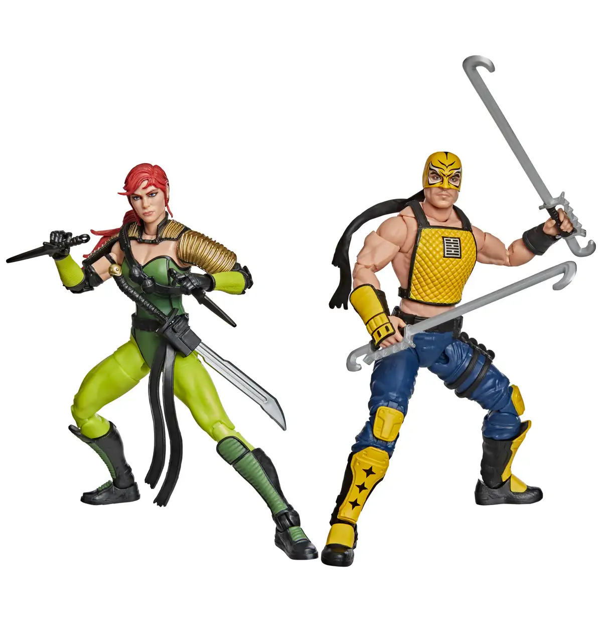 G.I. JOE CLASSIFIED SERIES #212, NINJA FORCE SCARLETT AND T'JBANG (4)