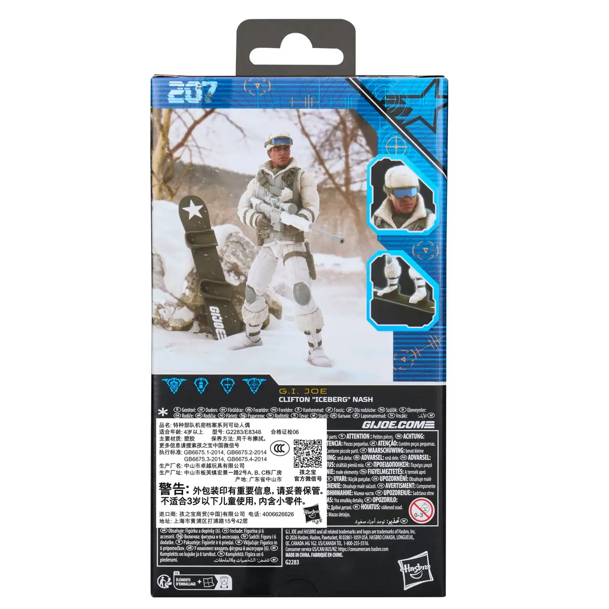 G.I. Joe Classified Series #207 Clifton Iceberg Nash Action Figure 18