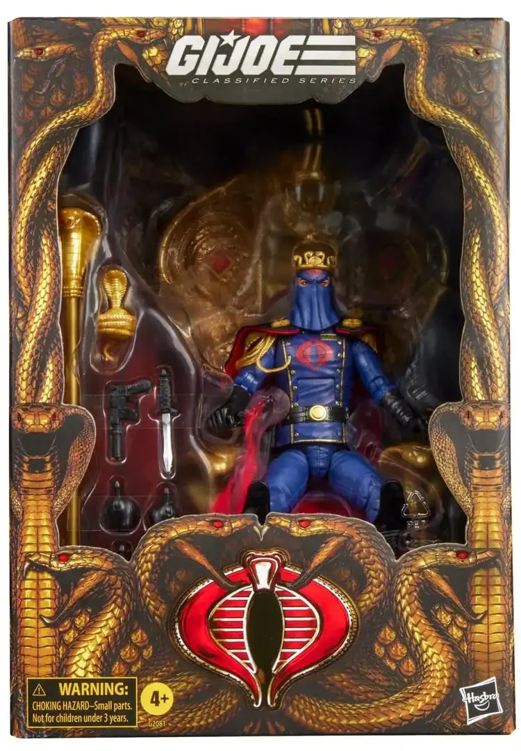 G.I. Joe Classified Series Cobra Commander with Throne Set 1