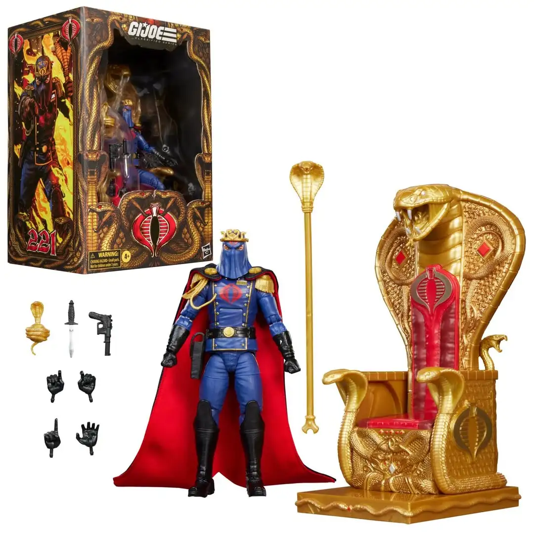 G.I. Joe Classified Series Cobra Commander with Throne Set 4