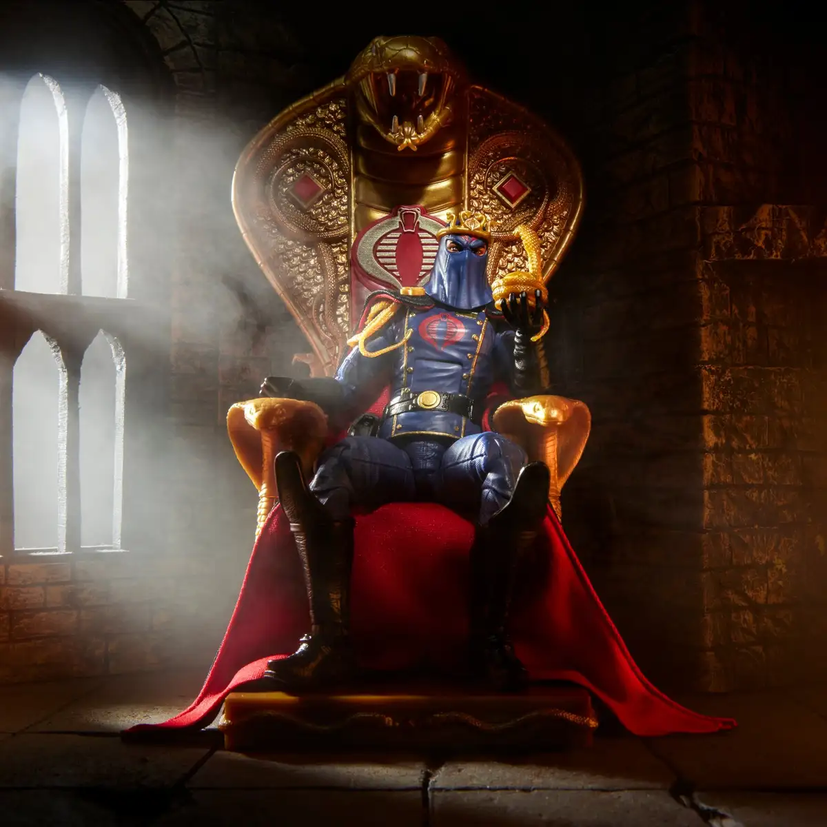 GI Joe Classified Series Hooded Cobra Commander with Throne Set 1