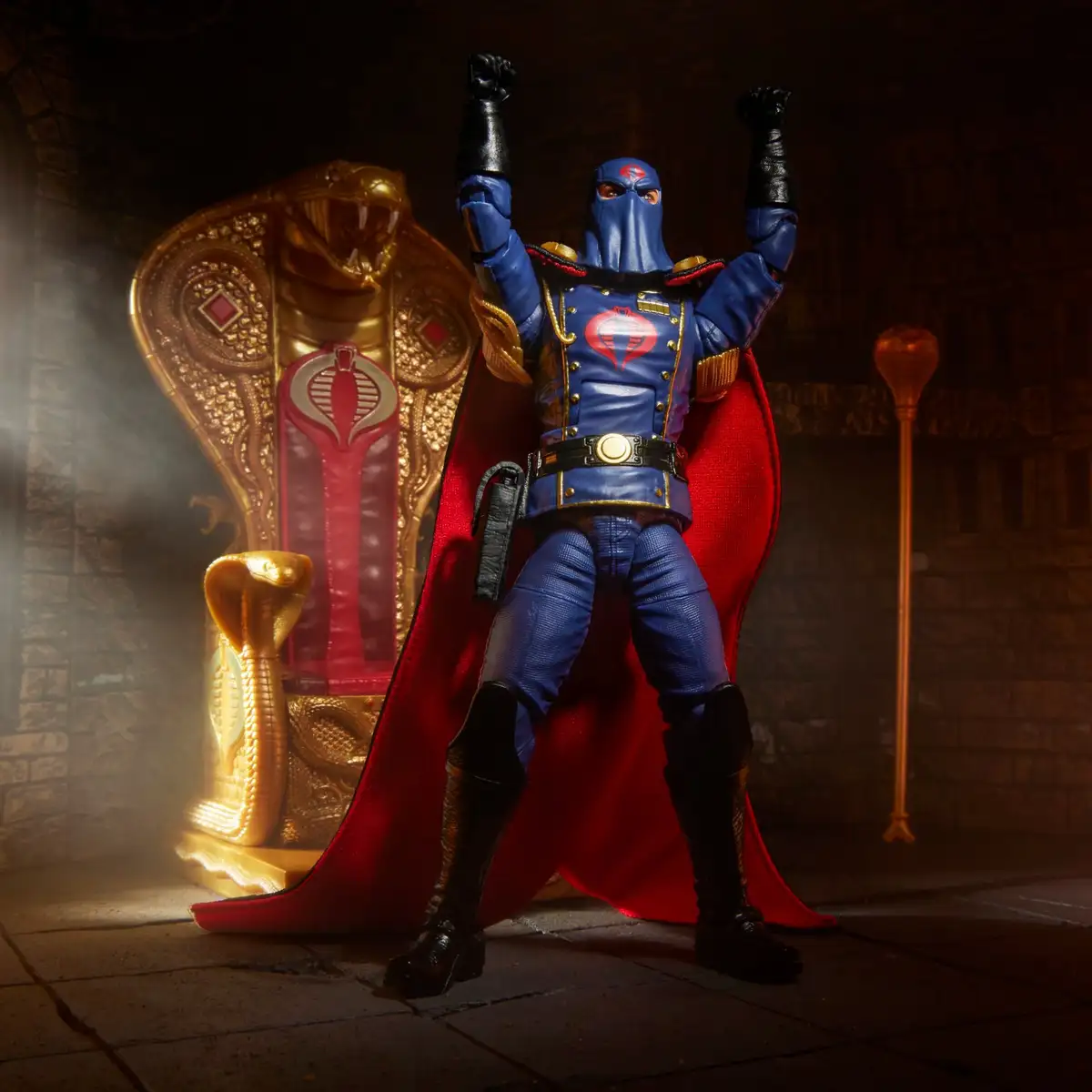 GI Joe Classified Series Hooded Cobra Commander with Throne Set 11