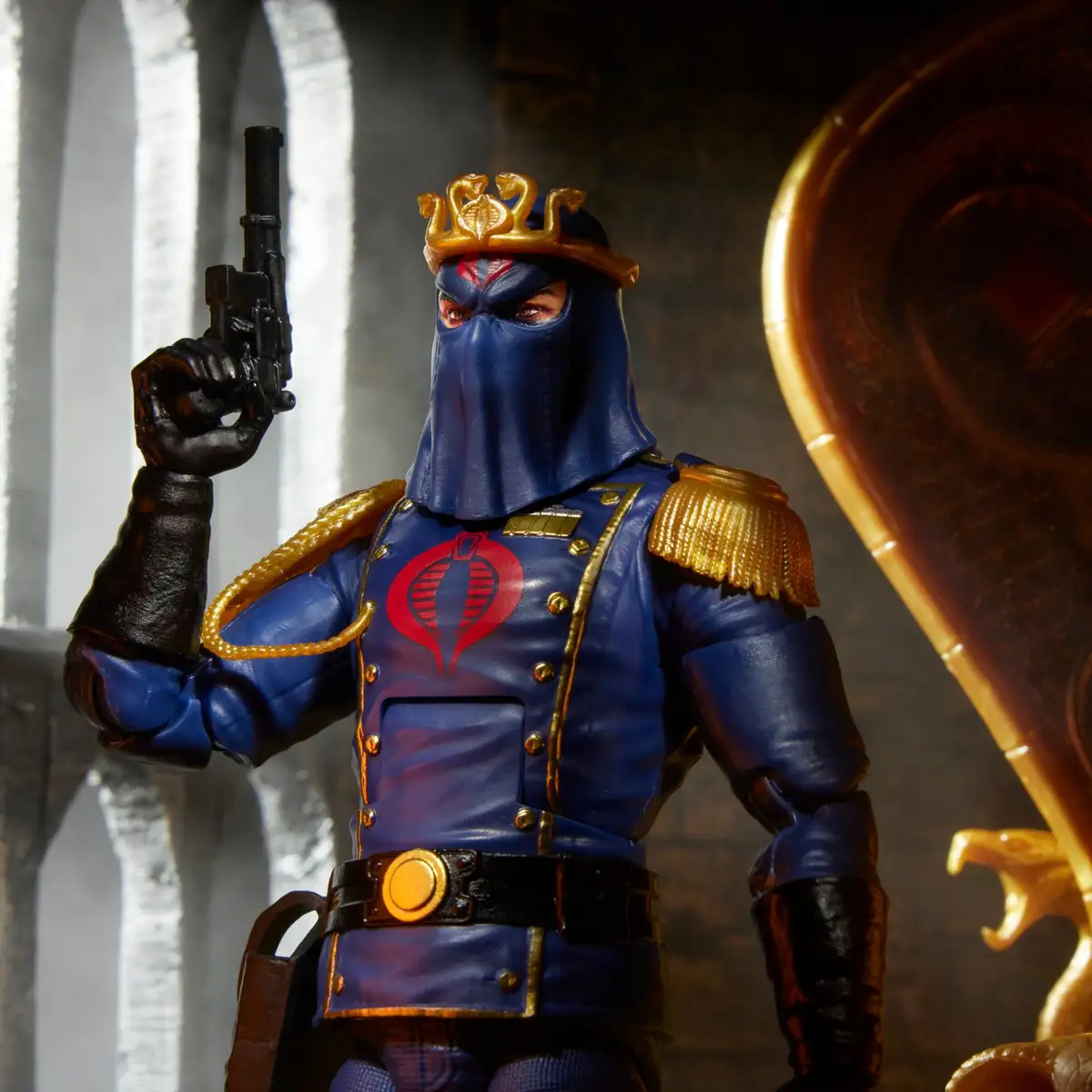 GI Joe Classified Series Hooded Cobra Commander with Throne Set 3