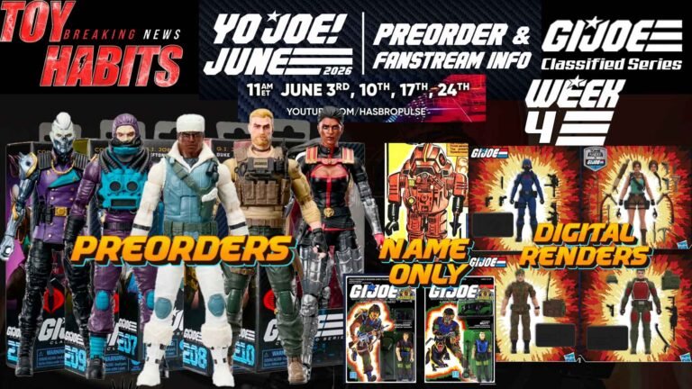 GI Joe Classified Series Yo Joe June 2026 FanStream Info Preorders