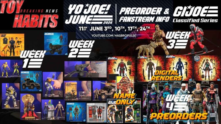 GI Joe Classified Series Yo Joe June 2026 FanStream Info Preorders