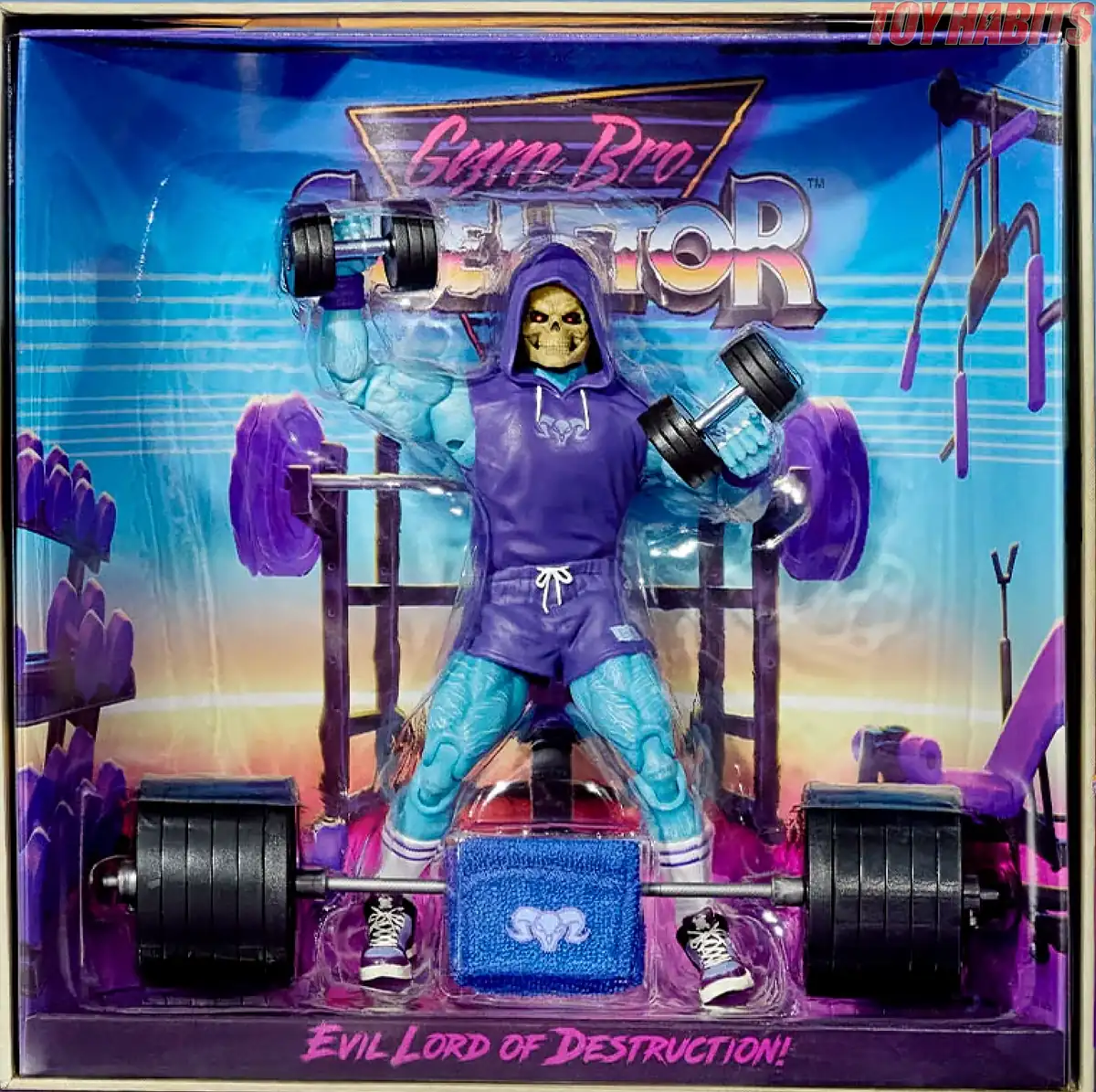 Gym Bro Skeletor MOTU Chronicles SDCC 2026 Exclusive Close Up 3
