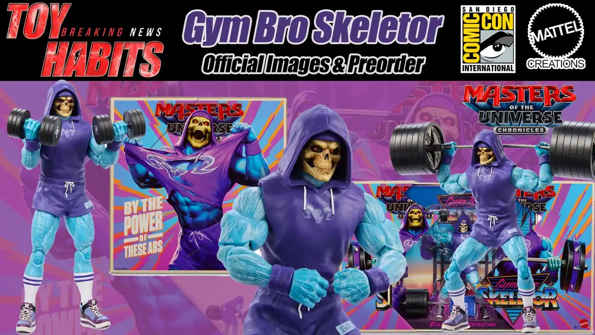 Gym Bro Skeletor MOTU Chronicles SDCC 2026 Exclusive Official Images