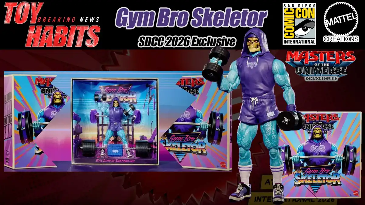 Gym Bro Skeletor MOTU Chronicles SDCC 2026 Exclusive Revealed