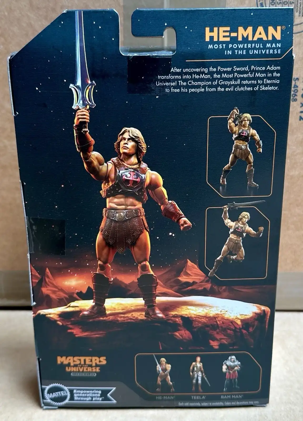 He Man v2 MOTU Chronclines Wave 3 In Package 2b