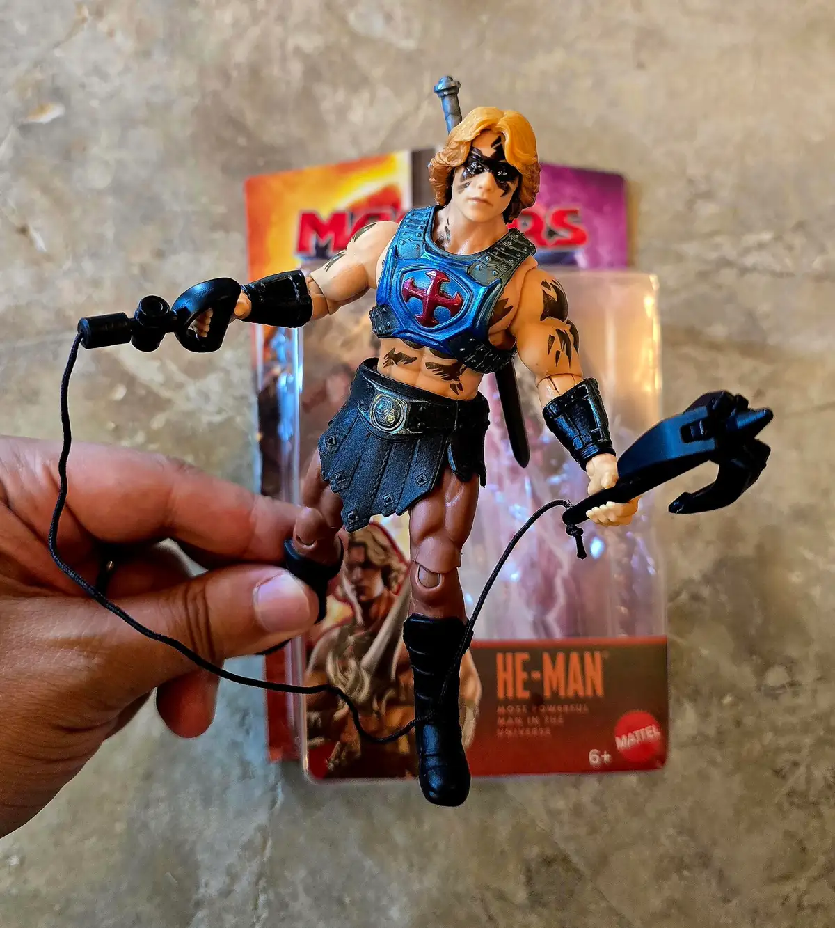 He Man v2 MOTU Core In Hand Iamges 1