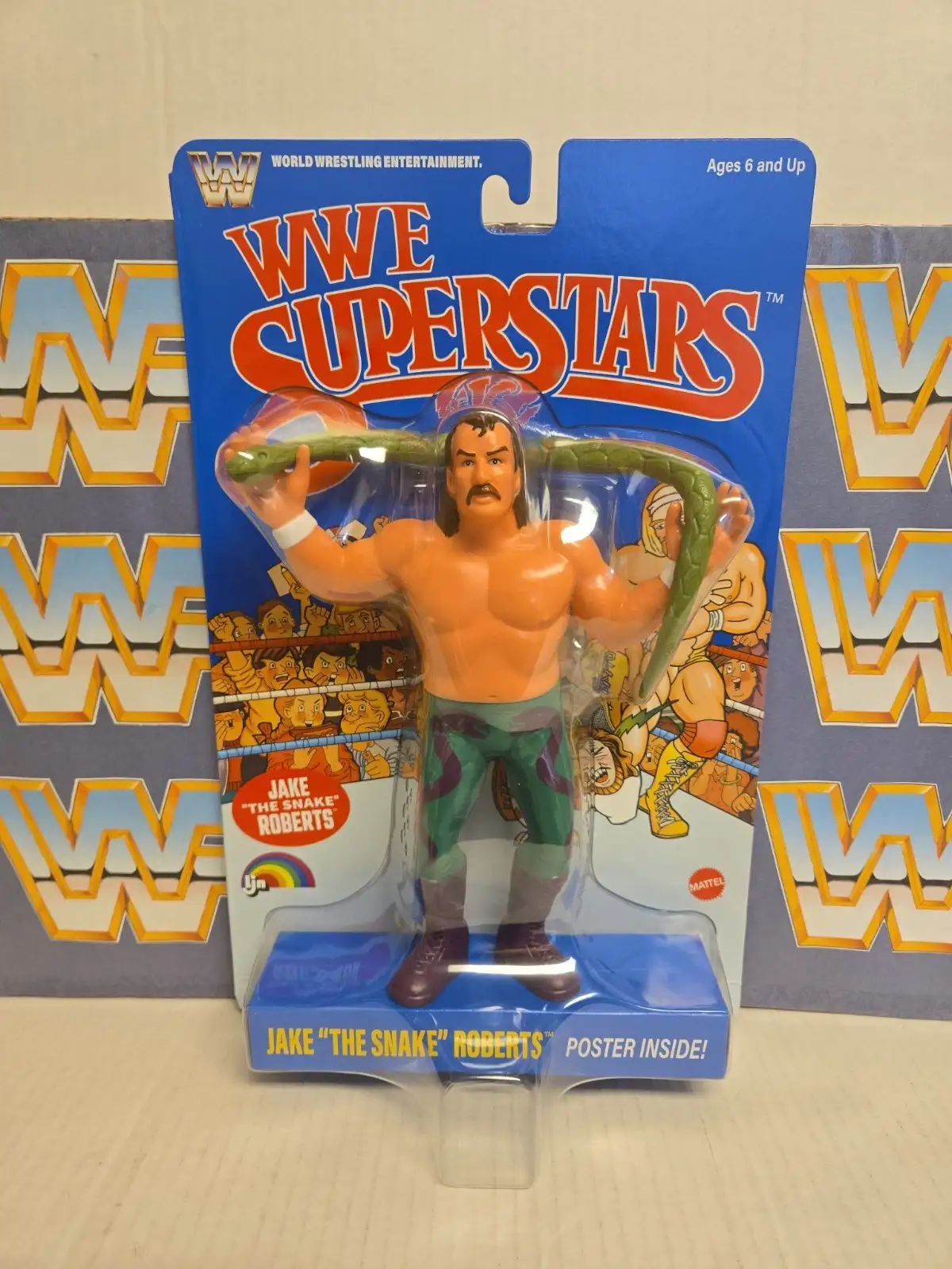 Jake The Snake Roberts LJN WWE Superstars Series 3 In Hand 1a