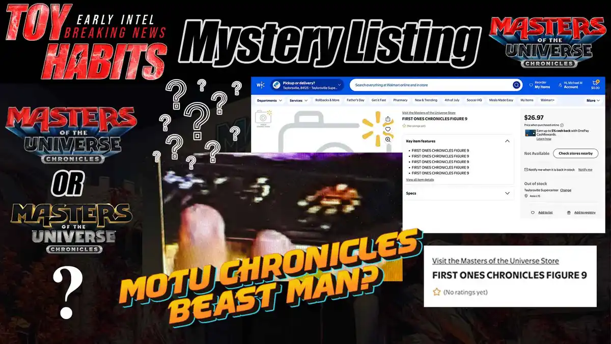 MOTU Chronciles Mystery Figure Listing Discovered on Walmart