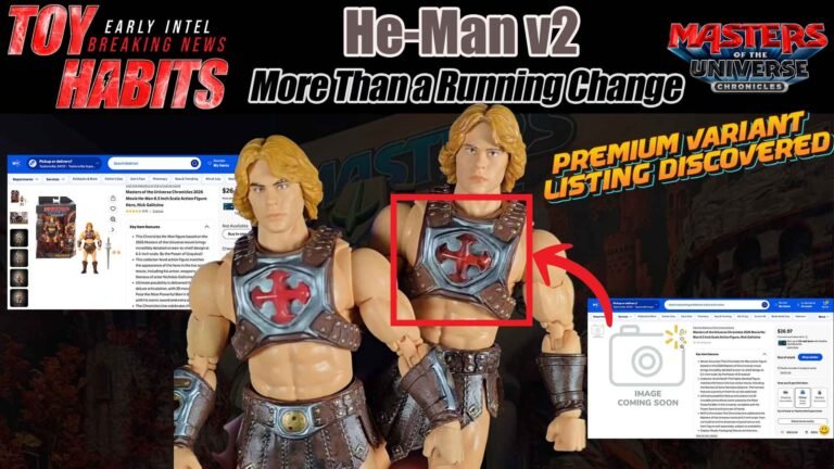MOTU Chronicles He-Man Variant Is More Than a Running Change