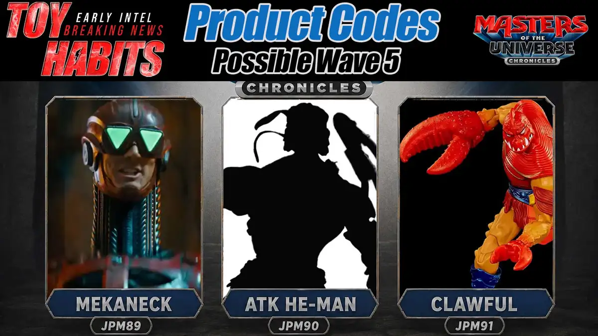 MOTU Chronicles Product Codes For Possible Wave 5 Figure Assortment
