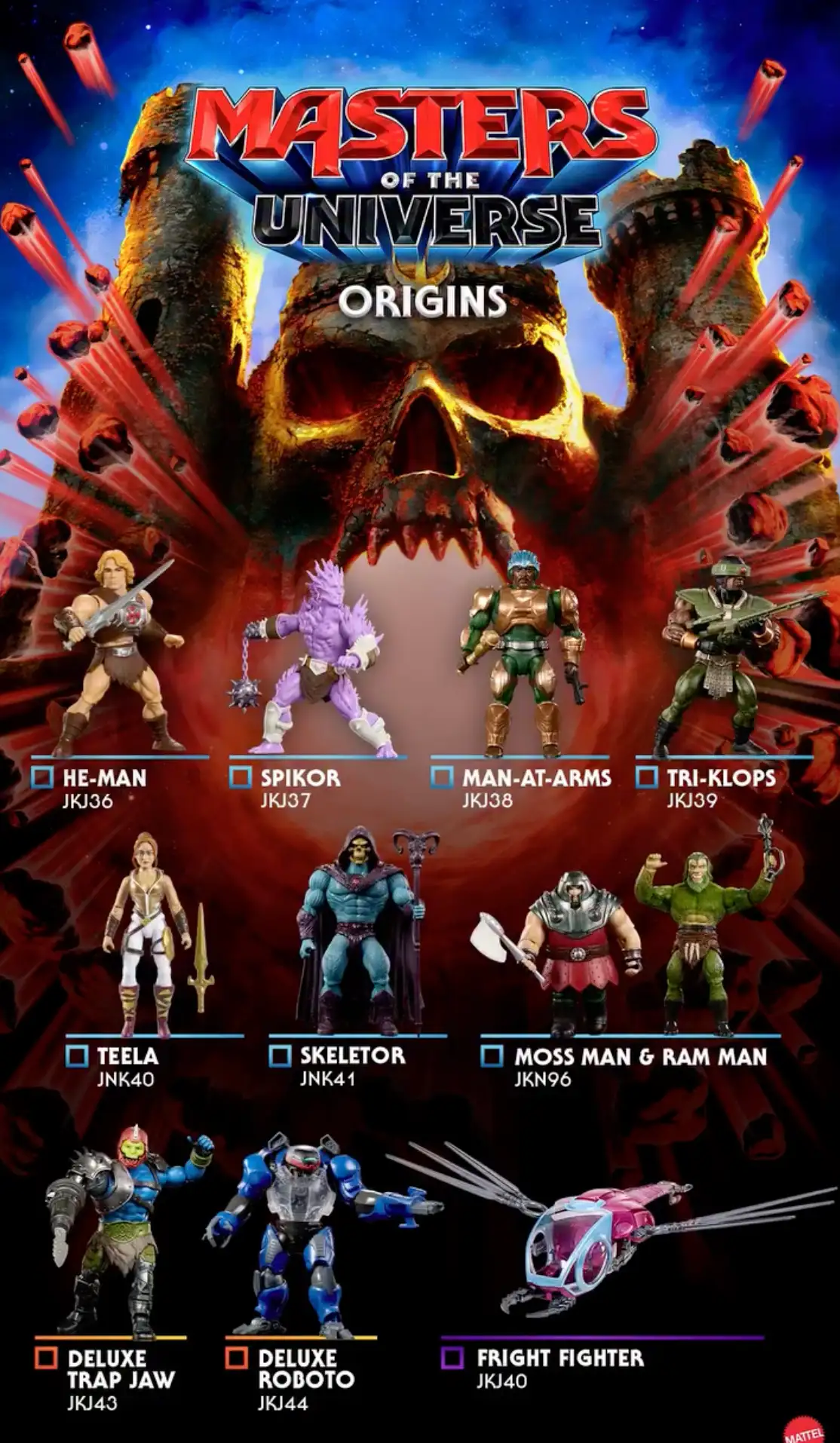 MOTU Origins 2026 Movie Catalog