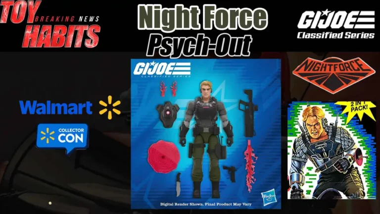 Night Force Psych-Out GI Joe Classified Series Walmart Collector Con 2026 Exclusive