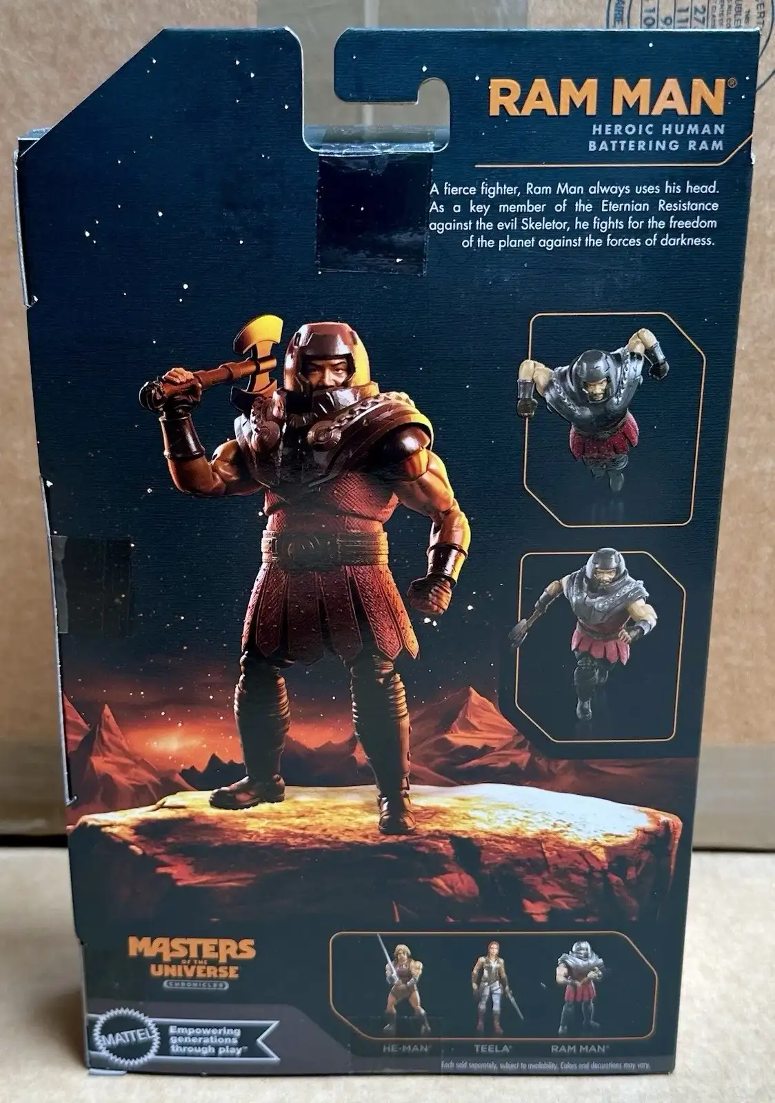 Ram Man MOTU Chronclines Wave 3 In Package 2f