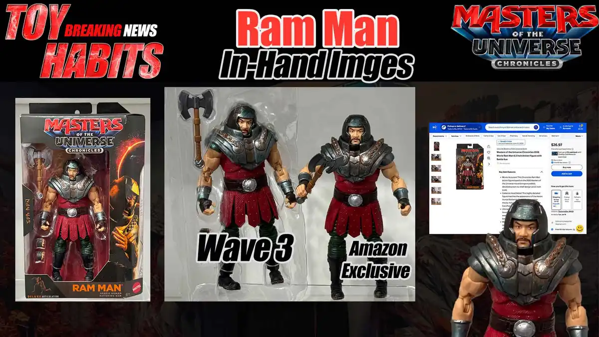 Ram Man MOTU Chronicles Wave 3 In-Hand Images