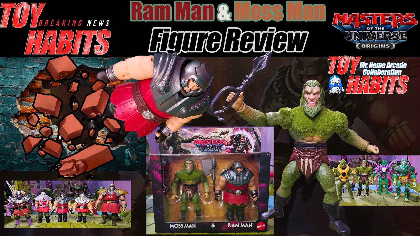 Moss Man Ram Man MOTU Origins Movie Figure Review