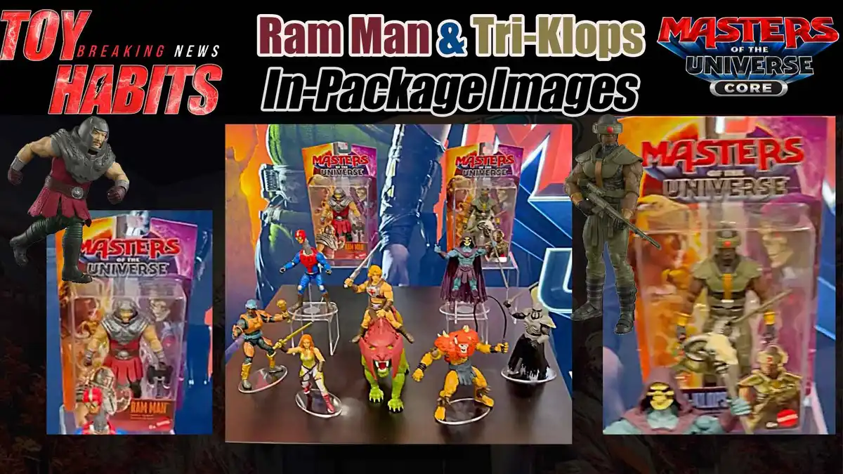 Ram Man and Tri-Klops MOTU Core In-Package Images - Toy Habits