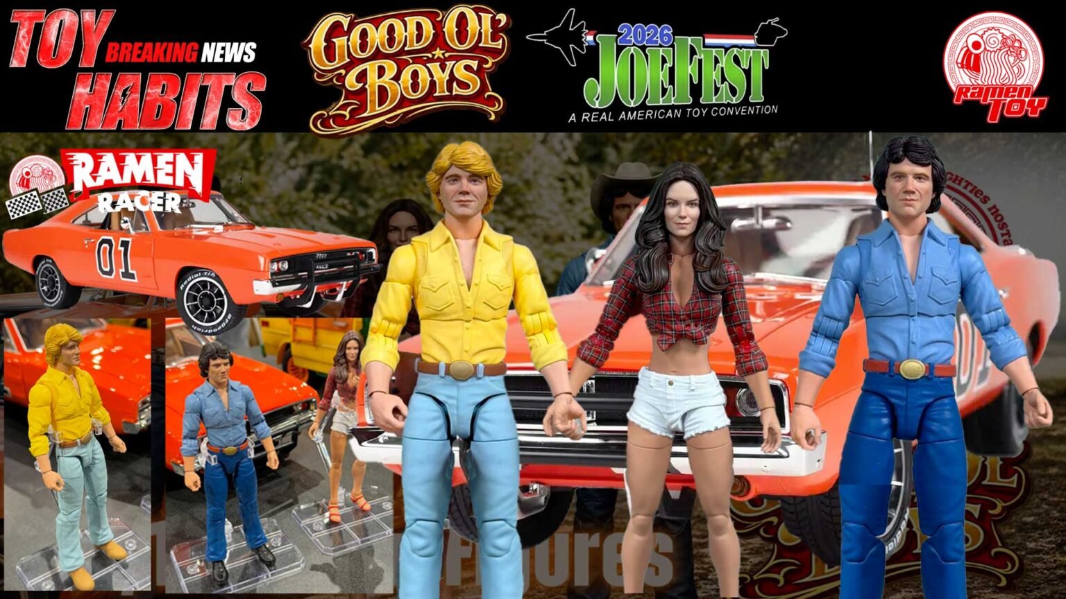 Ramen Toys Good Ole Boys Twelfth Scale Dukes Of Hazard ramen-toys-good-ole-boys-twelfth-scale-dukes-of-hazard