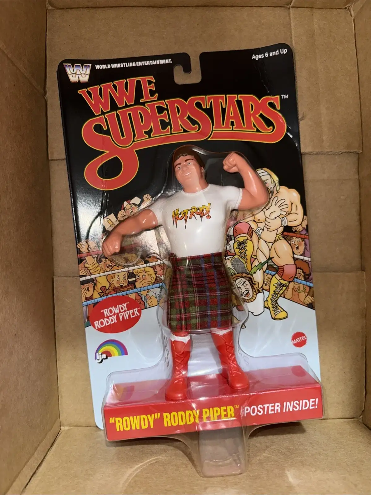 Rowdy Roddy Piper LJN WWE Superstars Series 3 In Hand 1e