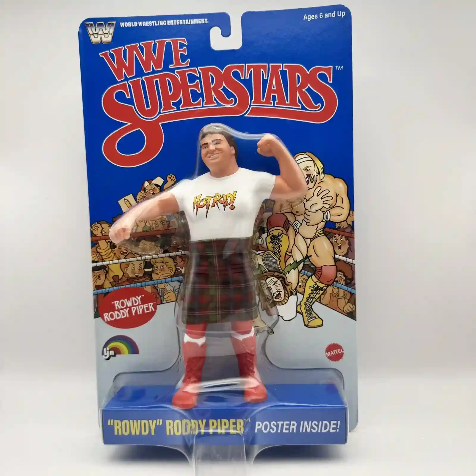Rowdy Roddy Piper LJN WWE Superstars Series 3 In-Hand Regular