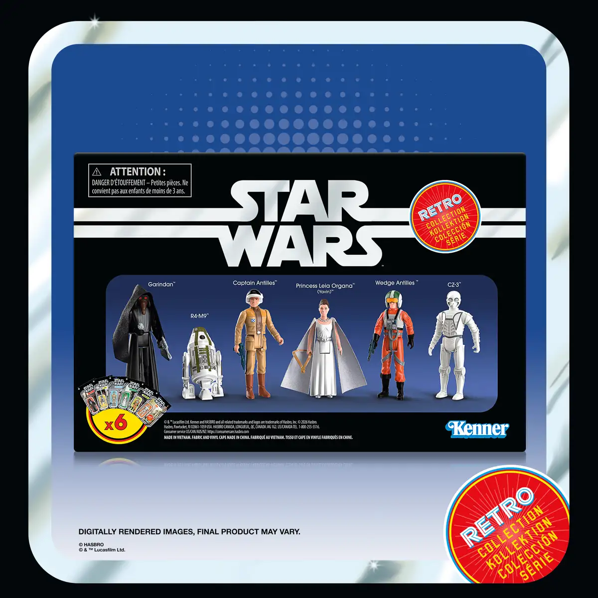 STAR WARS RETRO COLLECTION STAR WARS A NEW HOPE MULTIPACK (12)