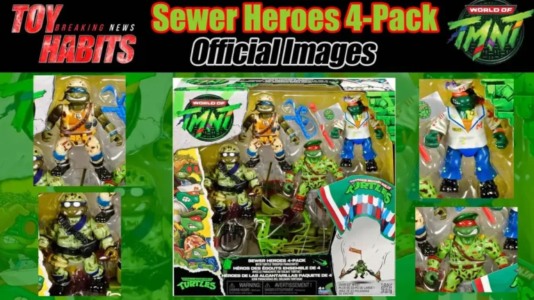 Sewer Heroes 4-Pack World of TMNT Official Images