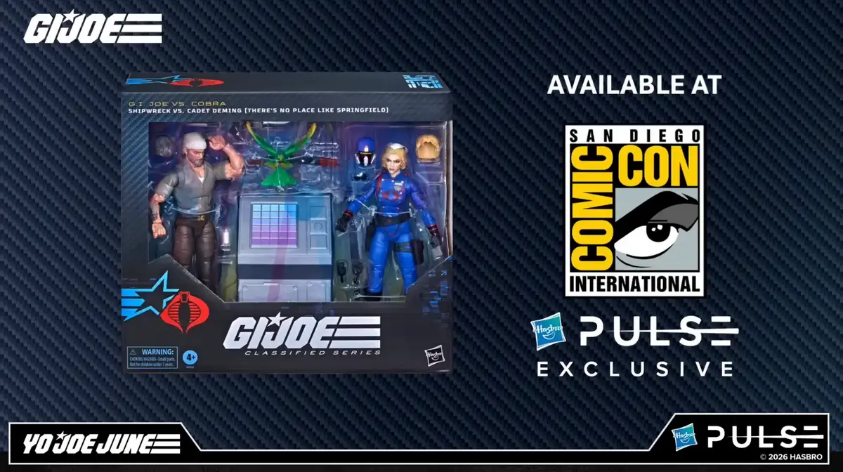 Shipwreck & Cadet Deming 2 Pack G.I. Joe Classified Series SDCC 2026 Exclusive Reveal1