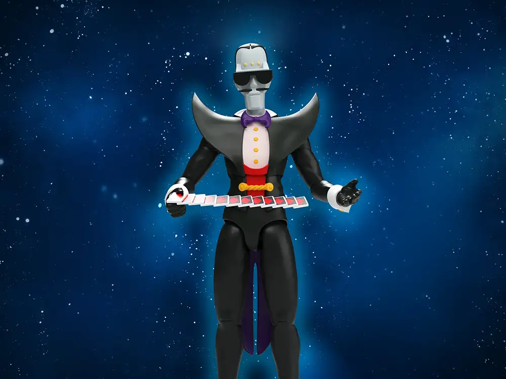 SilverHawks ULTIMATES! Poker Face (Toon) Action Figure 01