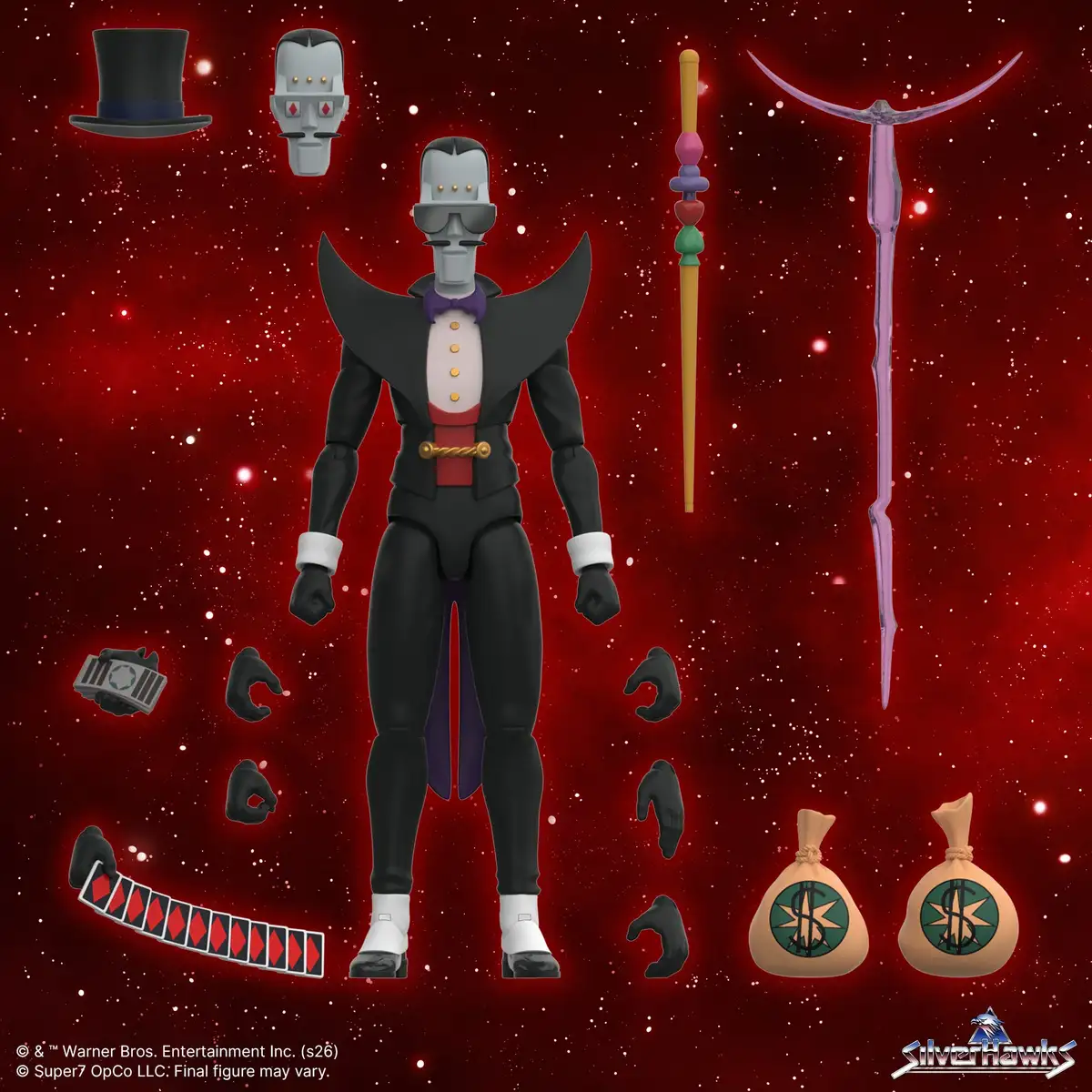 SilverHawks ULTIMATES! Poker Face (Toon) Action Figure 04