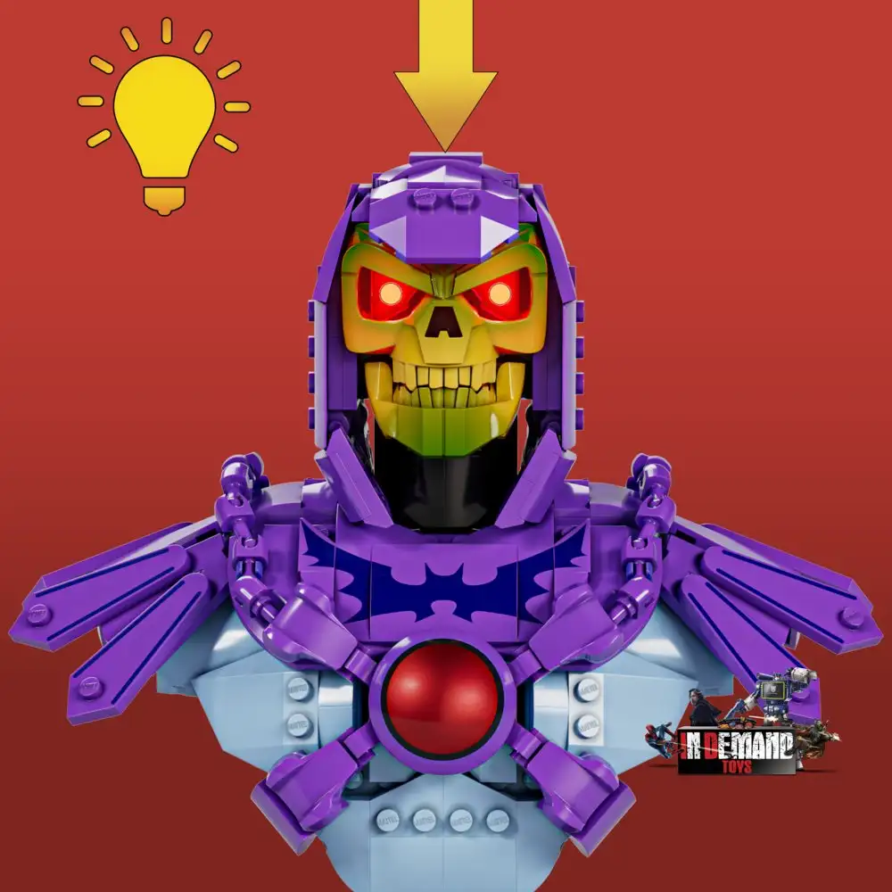 Skeletor Bust MOTU Mattel Brick Shop 2