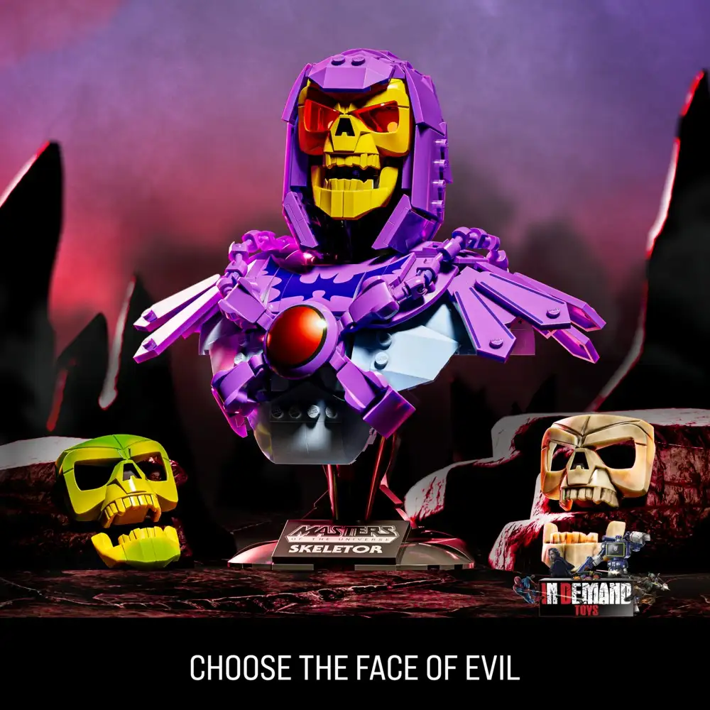 Skeletor Bust MOTU Mattel Brick Shop 4