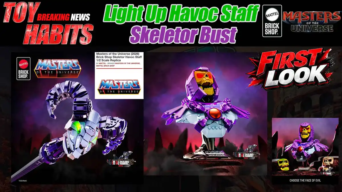 Skeletor-Bust-and-Light-Up-Havoc-Staff-MOTU-Mattel-Brick-Shop-First-Look